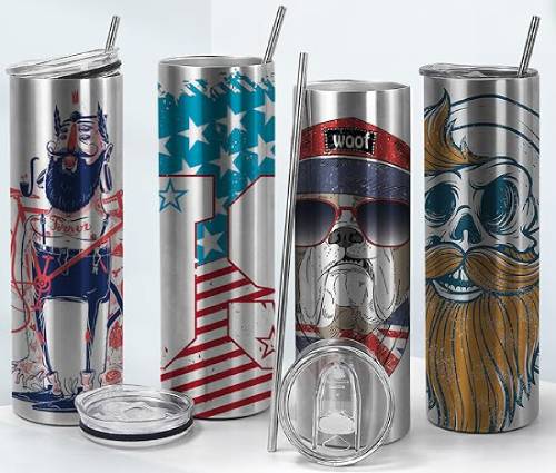 Personaliziran termo tumbler (Inox videz) - slika 5